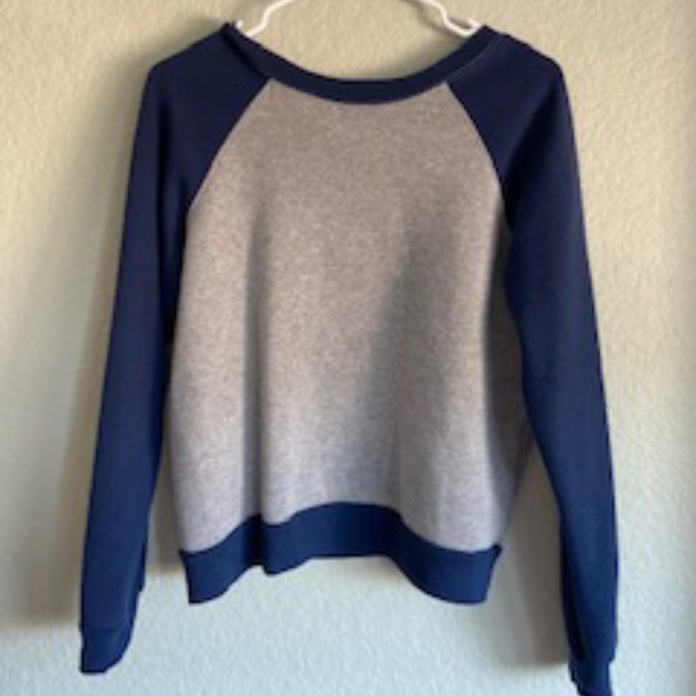 Urban Outfitters Navy and Gray Sweatshirt